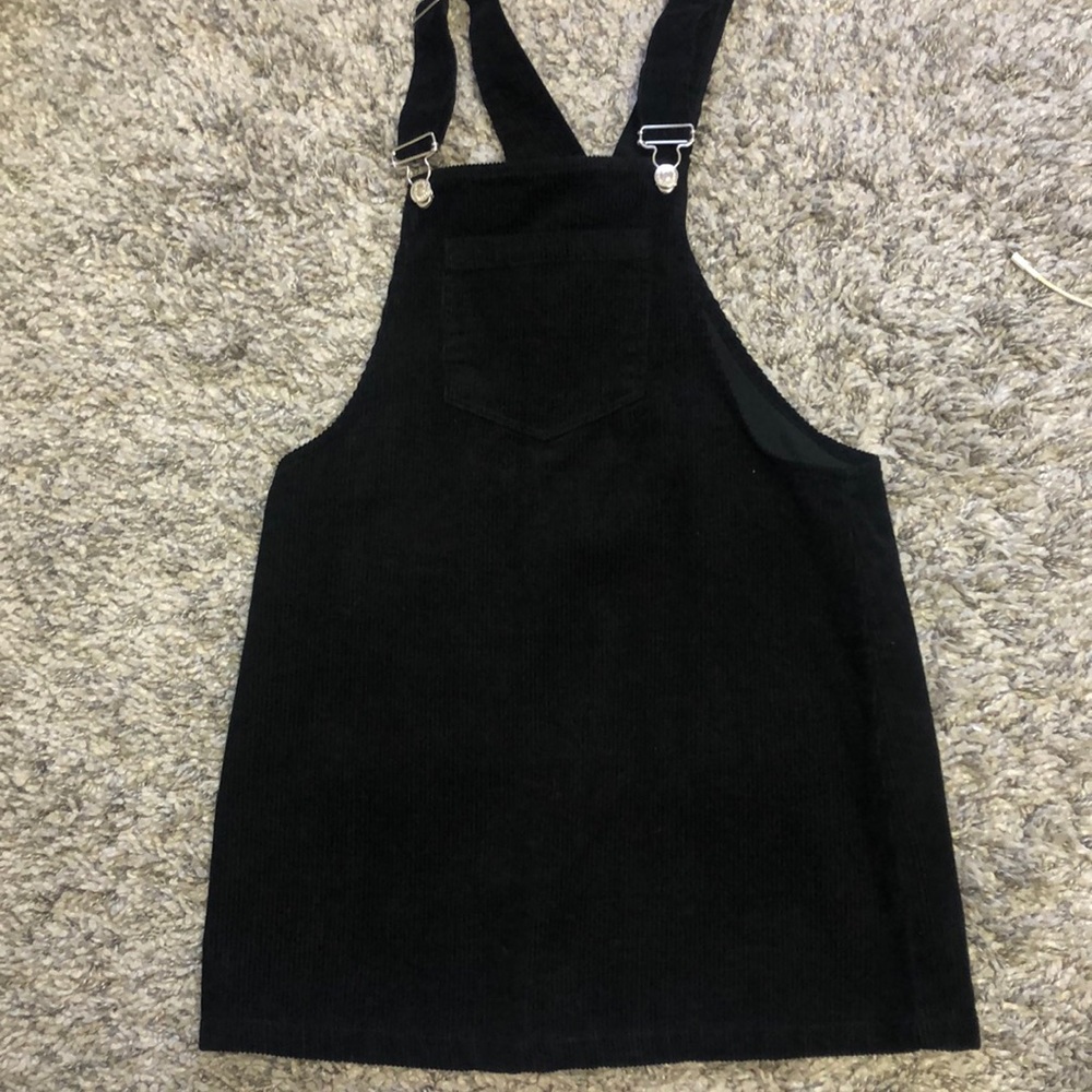 Forever 21 Black Overall Dress